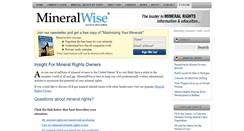 Desktop Screenshot of mineralweb.com